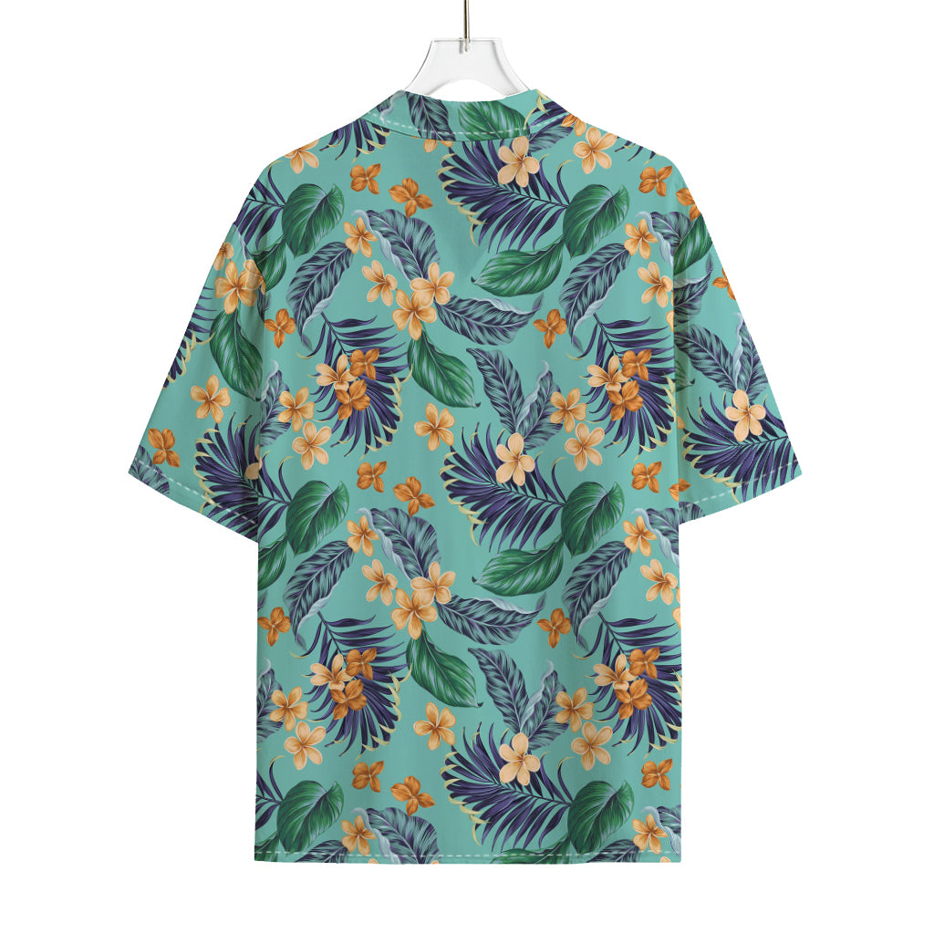 Vintage Hawaiian Aloha Pattern Print Rayon Hawaiian Shirt