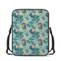 Vintage Hawaiian Aloha Pattern Print Rectangular Crossbody Bag