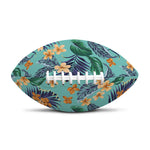 Vintage Hawaiian Aloha Pattern Print Rugby Ball
