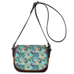 Vintage Hawaiian Aloha Pattern Print Saddle Bag