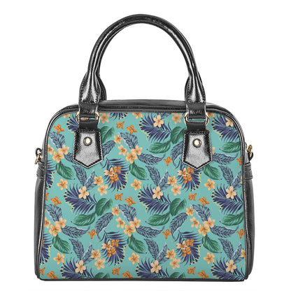 Vintage Hawaiian Aloha Pattern Print Shoulder Handbag