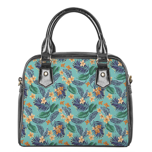 Vintage Hawaiian Aloha Pattern Print Shoulder Handbag