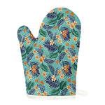 Vintage Hawaiian Aloha Pattern Print Single Oven Mitt