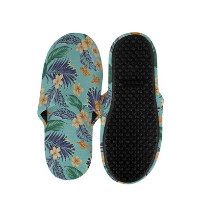 Vintage Hawaiian Aloha Pattern Print Slippers
