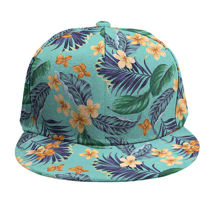Vintage Hawaiian Aloha Pattern Print Snapback Cap