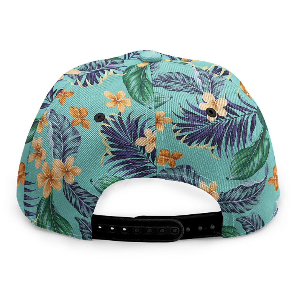 Vintage Hawaiian Aloha Pattern Print Snapback Cap