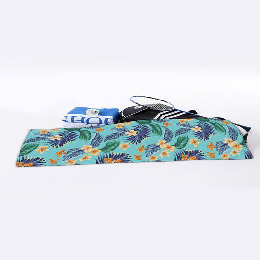 Vintage Hawaiian Aloha Pattern Print Sports Towel