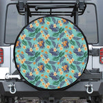Vintage Hawaiian Aloha Pattern Print Tire Cover