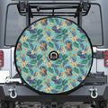 Vintage Hawaiian Aloha Pattern Print Tire Cover With Camera Hole