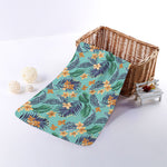 Vintage Hawaiian Aloha Pattern Print Towel