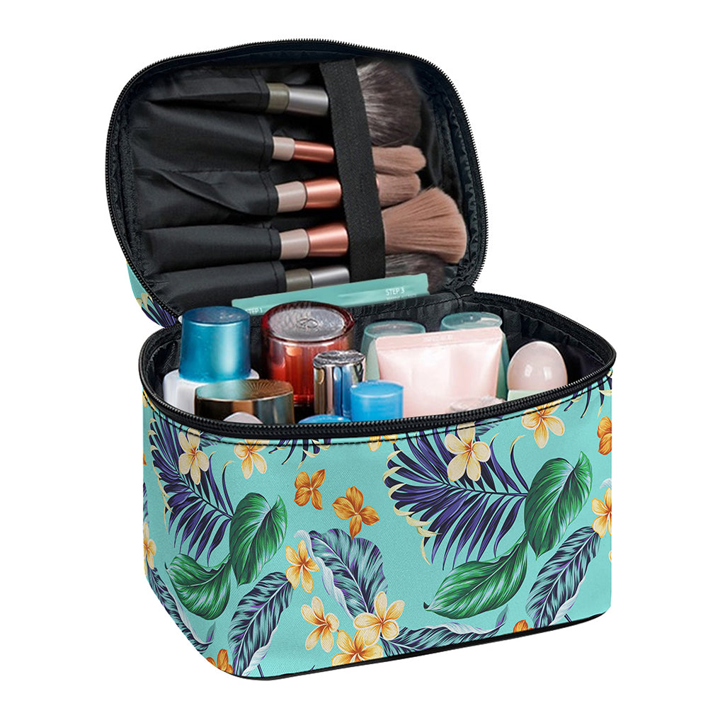 Vintage Hawaiian Aloha Pattern Print Travel Makeup Bag
