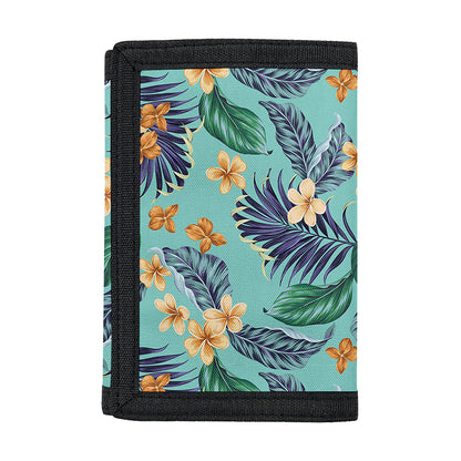 Vintage Hawaiian Aloha Pattern Print Trifold Wallet