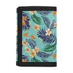 Vintage Hawaiian Aloha Pattern Print Trifold Wallet