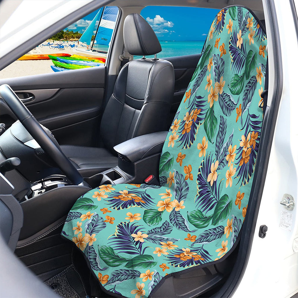 Vintage Hawaiian Aloha Pattern Print Waterproof Car Seat Cover
