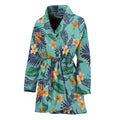 Vintage Hawaiian Aloha Pattern Print Women's Bathrobe