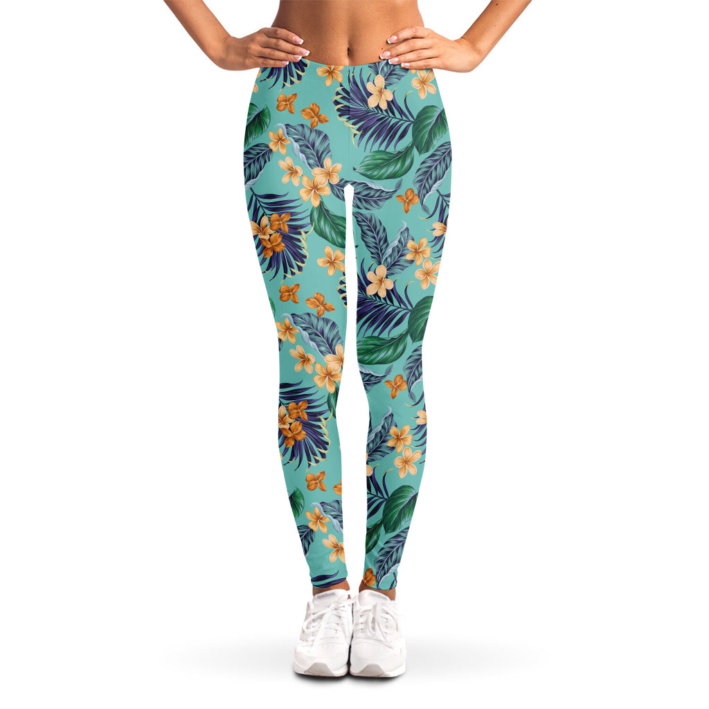 Vintage Hawaiian Aloha Pattern Print Women's Leggings