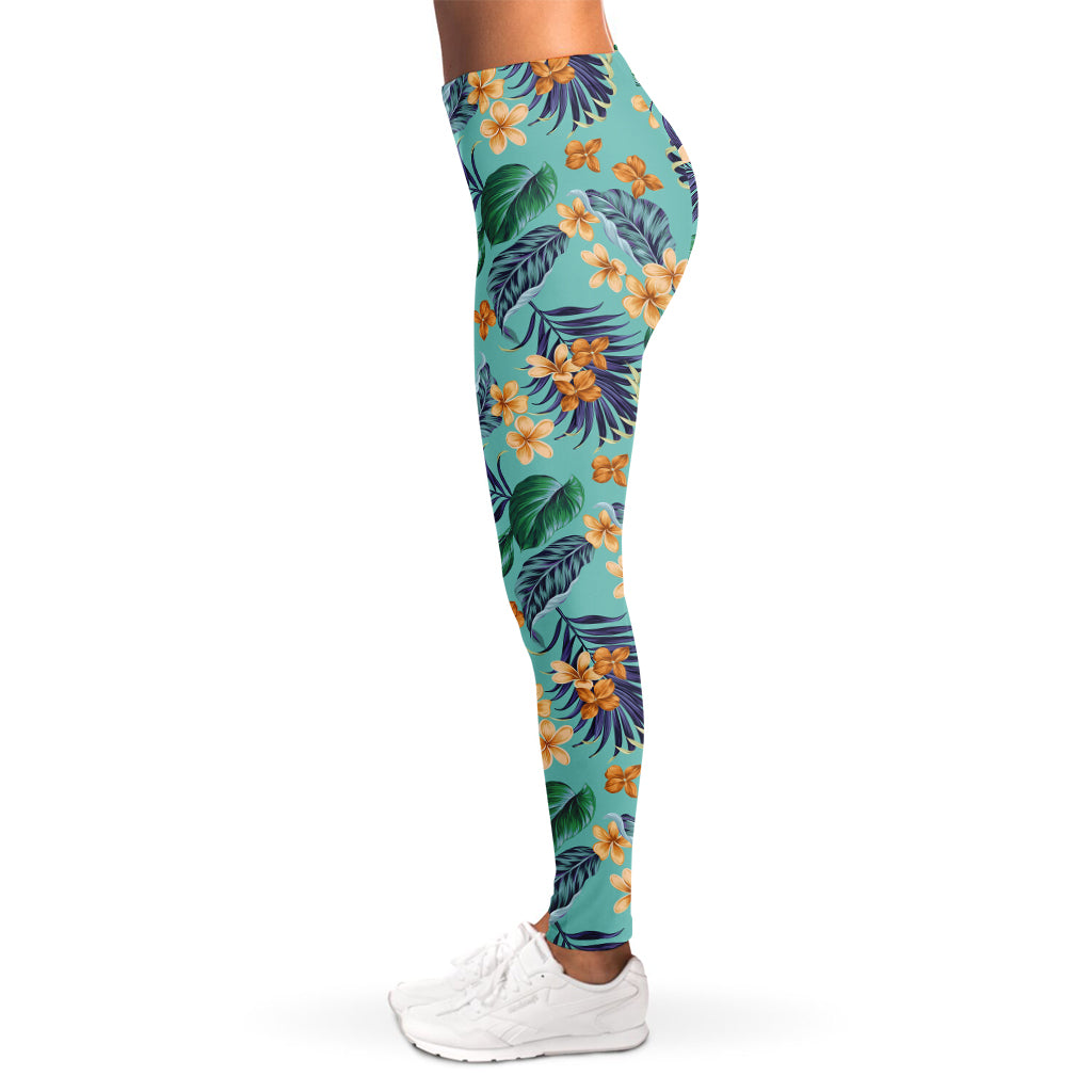 Vintage Hawaiian Aloha Pattern Print Women's Leggings