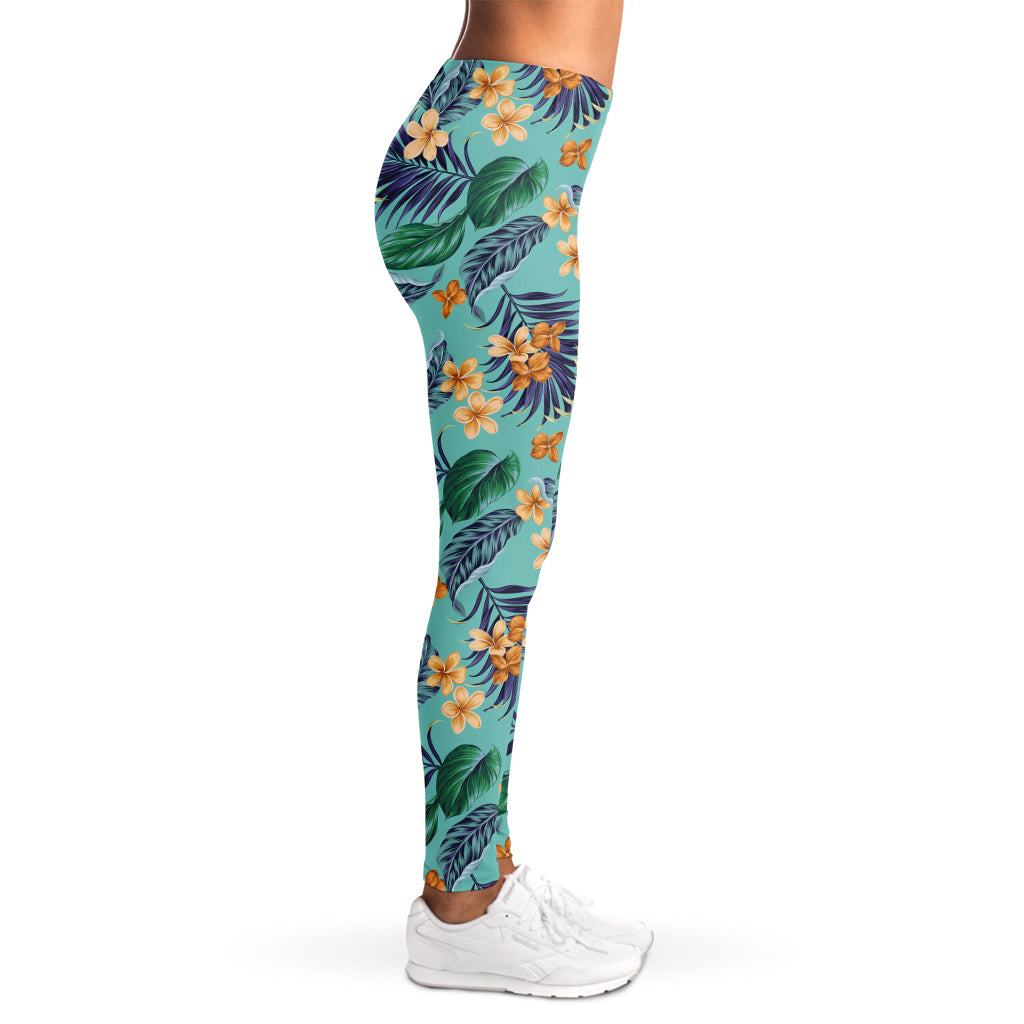 Vintage Hawaiian Aloha Pattern Print Women's Leggings