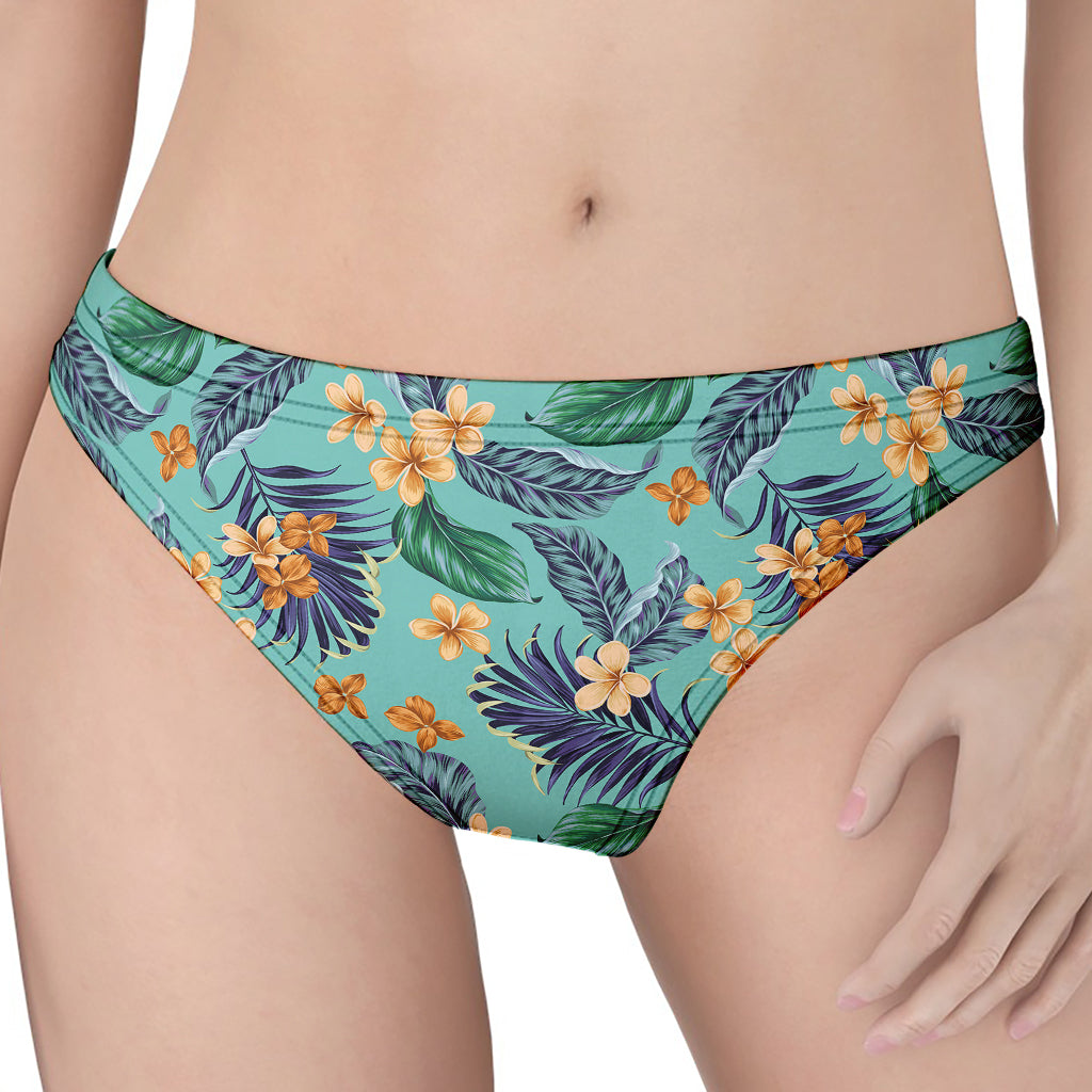 Vintage Hawaiian Aloha Pattern Print Women's Thong