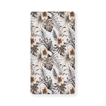 Vintage Hibiscus Plumeria Pattern Print Baby Crib Sheet