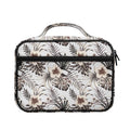 Vintage Hibiscus Plumeria Pattern Print Briefcase Bible Bag