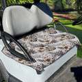 Vintage Hibiscus Plumeria Pattern Print Golf Cart Seat Cover