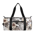 Vintage Hibiscus Plumeria Pattern Print Gym Bag