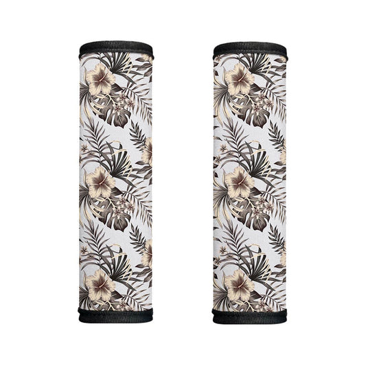 Vintage Hibiscus Plumeria Pattern Print Handle Covers