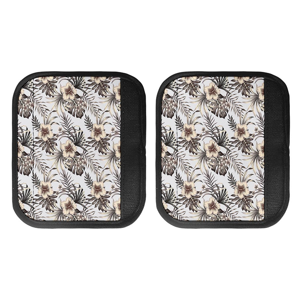 Vintage Hibiscus Plumeria Pattern Print Handle Covers
