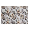 Vintage Hibiscus Plumeria Pattern Print Placemat