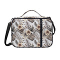 Vintage Hibiscus Plumeria Pattern Print Shoulder Strap Bible Bag