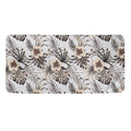 Vintage Hibiscus Plumeria Pattern Print Towel