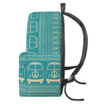 Vintage Hippie Van Pattern Print Backpack