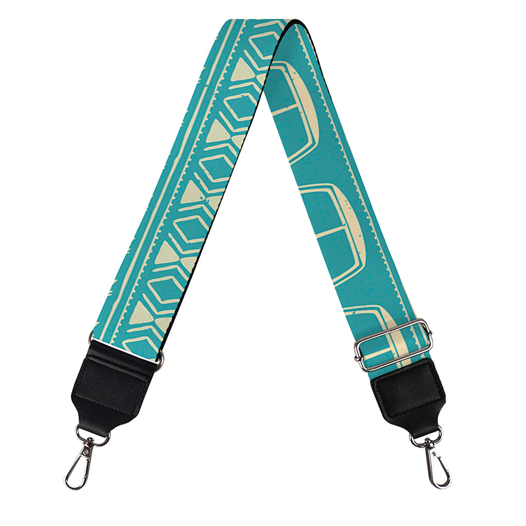 Vintage Hippie Van Pattern Print Bag Strap