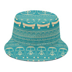 Vintage Hippie Van Pattern Print Bucket Hat