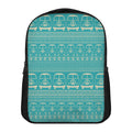 Vintage Hippie Van Pattern Print Casual Backpack