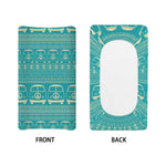 Vintage Hippie Van Pattern Print Changing Pad Cover