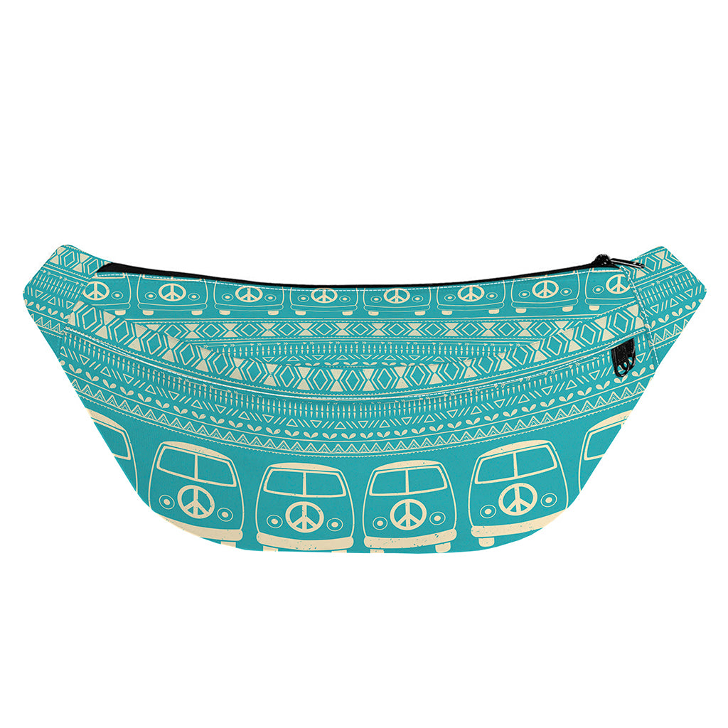 Vintage Hippie Van Pattern Print Fanny Pack