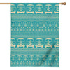 Vintage Hippie Van Pattern Print House Flag