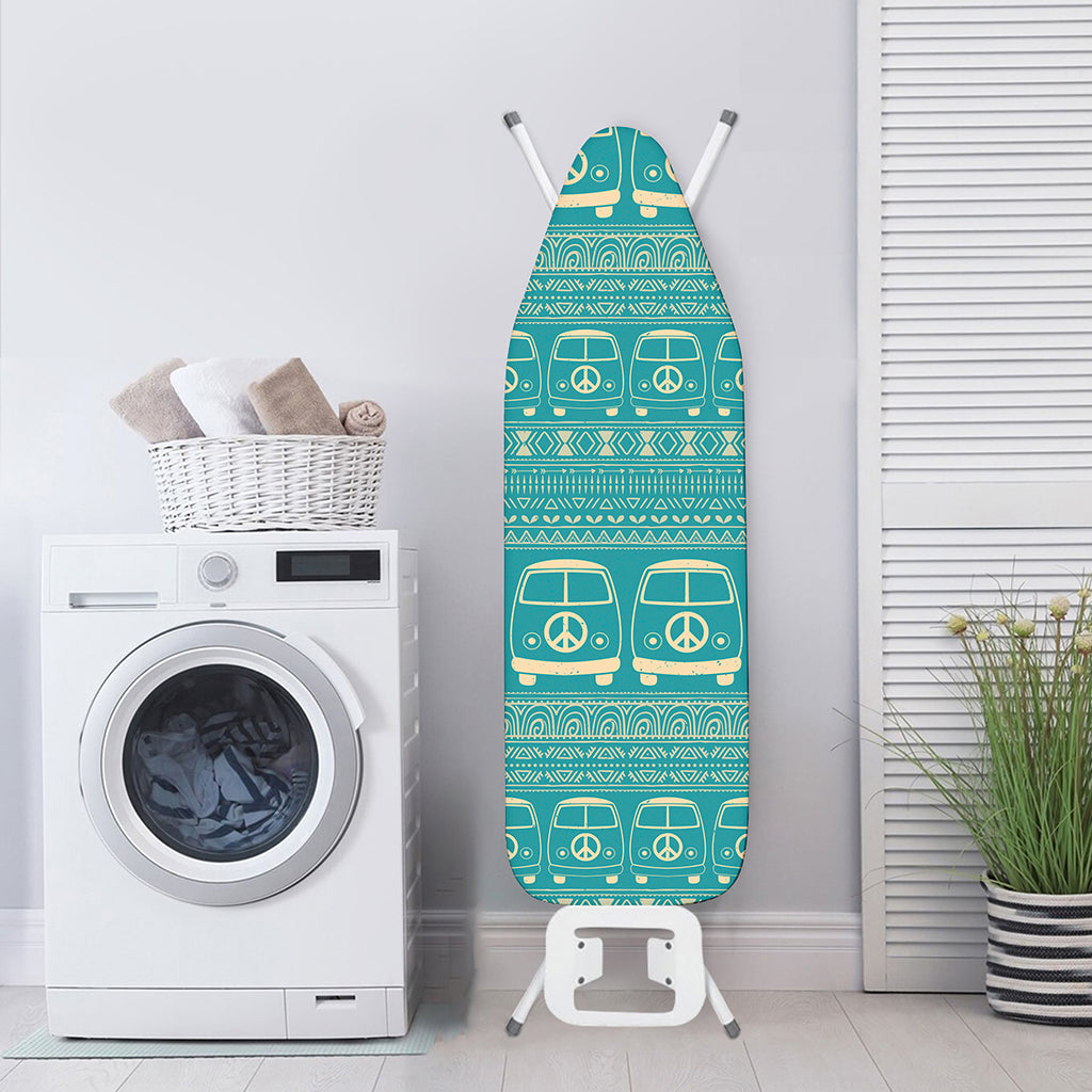 Vintage Hippie Van Pattern Print Ironing Board Cover