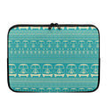 Vintage Hippie Van Pattern Print Laptop Sleeve