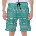 Vintage Hippie Van Pattern Print Men's Beach Shorts