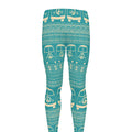 Vintage Hippie Van Pattern Print Men's Leggings