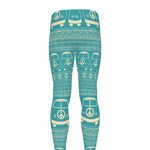 Vintage Hippie Van Pattern Print Men's leggings