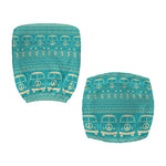 Vintage Hippie Van Pattern Print Office Chair Cover