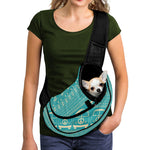 Vintage Hippie Van Pattern Print Pet Sling Carrier