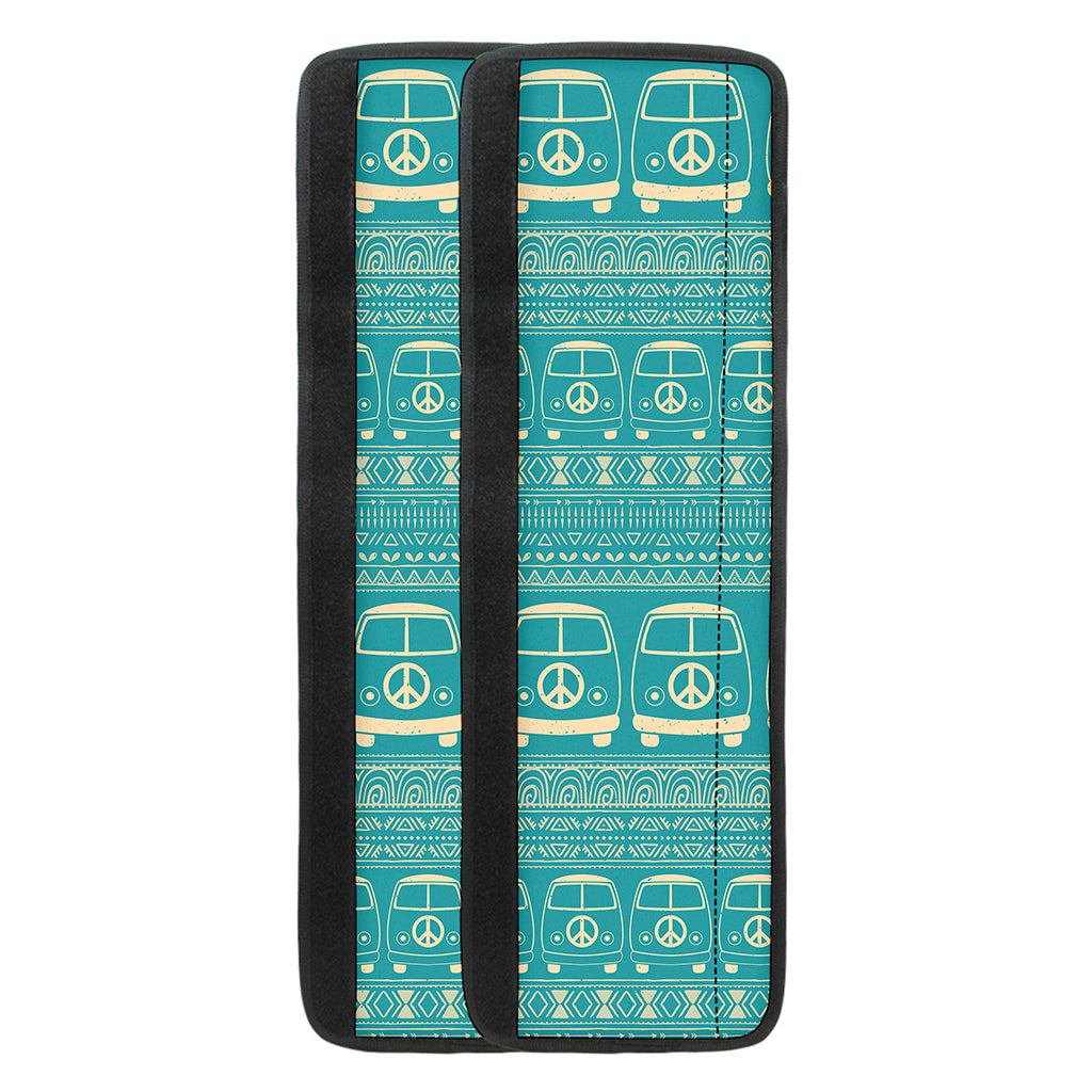 Vintage Hippie Van Pattern Print Refrigerator Handle Covers