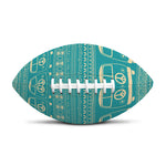 Vintage Hippie Van Pattern Print Rugby Ball