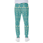 Vintage Hippie Van Pattern Print Scuba Joggers