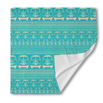 Vintage Hippie Van Pattern Print Silk Bandana